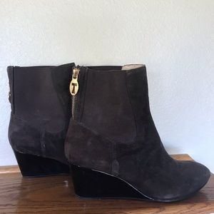 Taryn Rose Wedge Booties